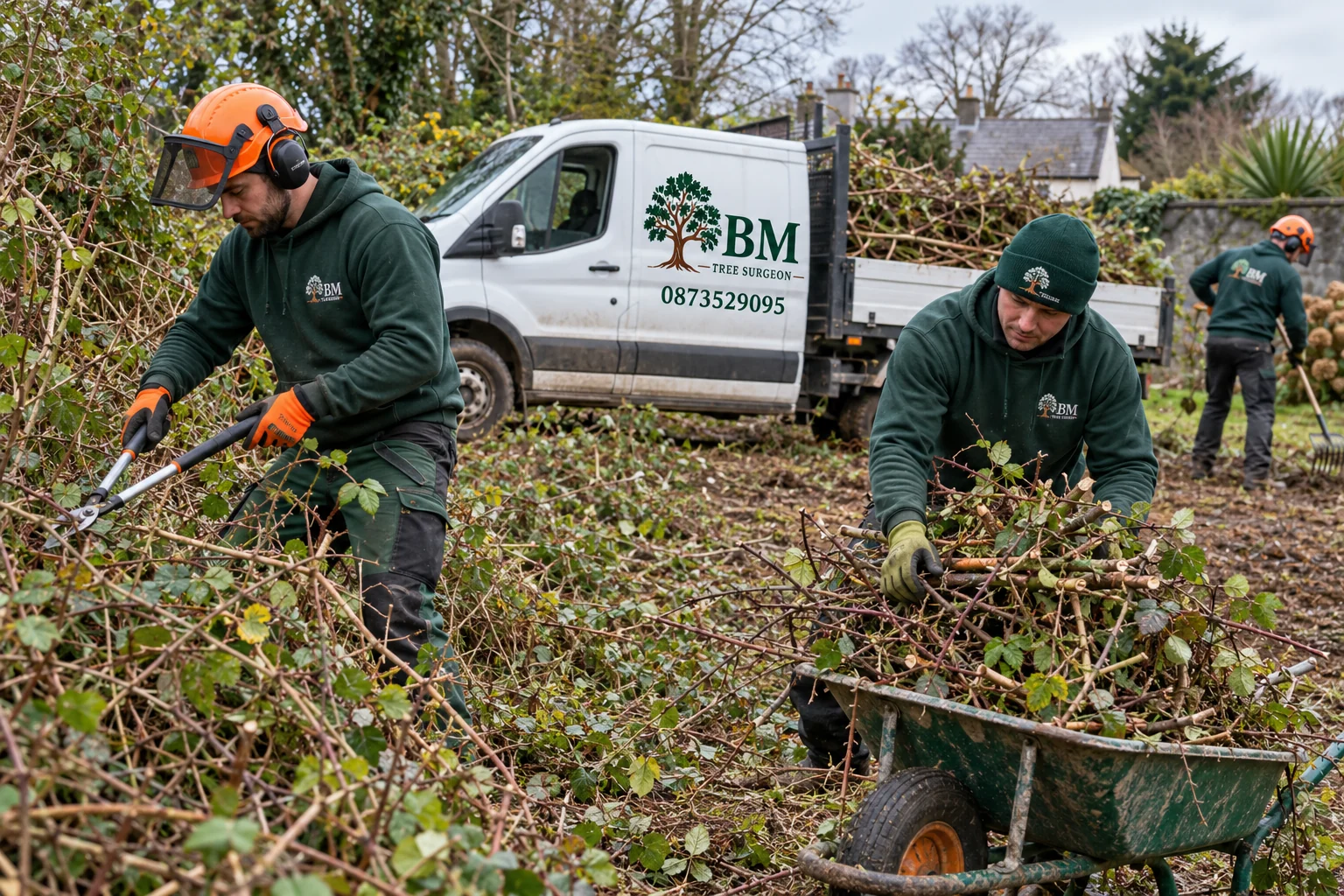 Garden clearance in Roscommon Town, Co. Roscommon