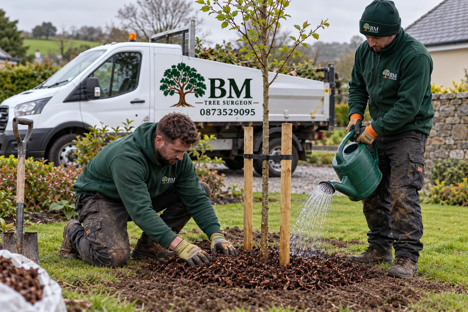 Tree planting in Manorhamilton, Co. Leitrim